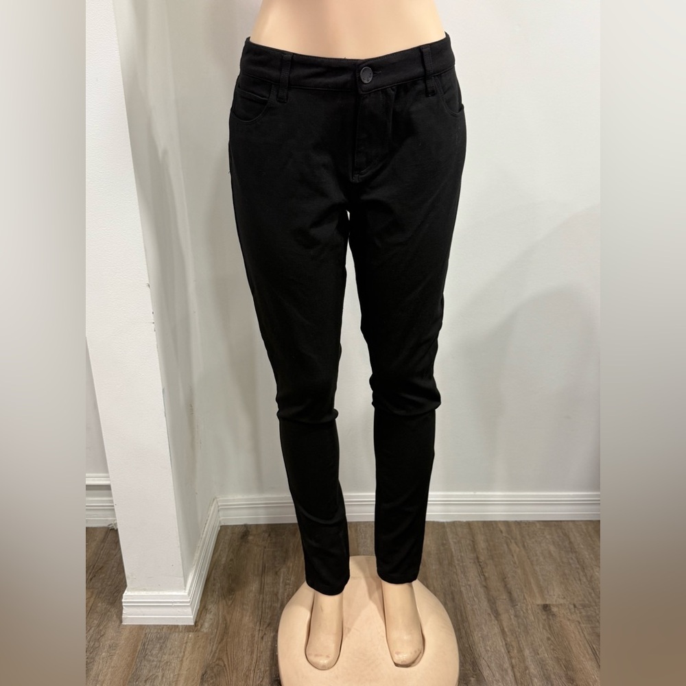 Kut from the Kloth Jet Black  MIA TOOTHPICK SKINNY Denim Size 14